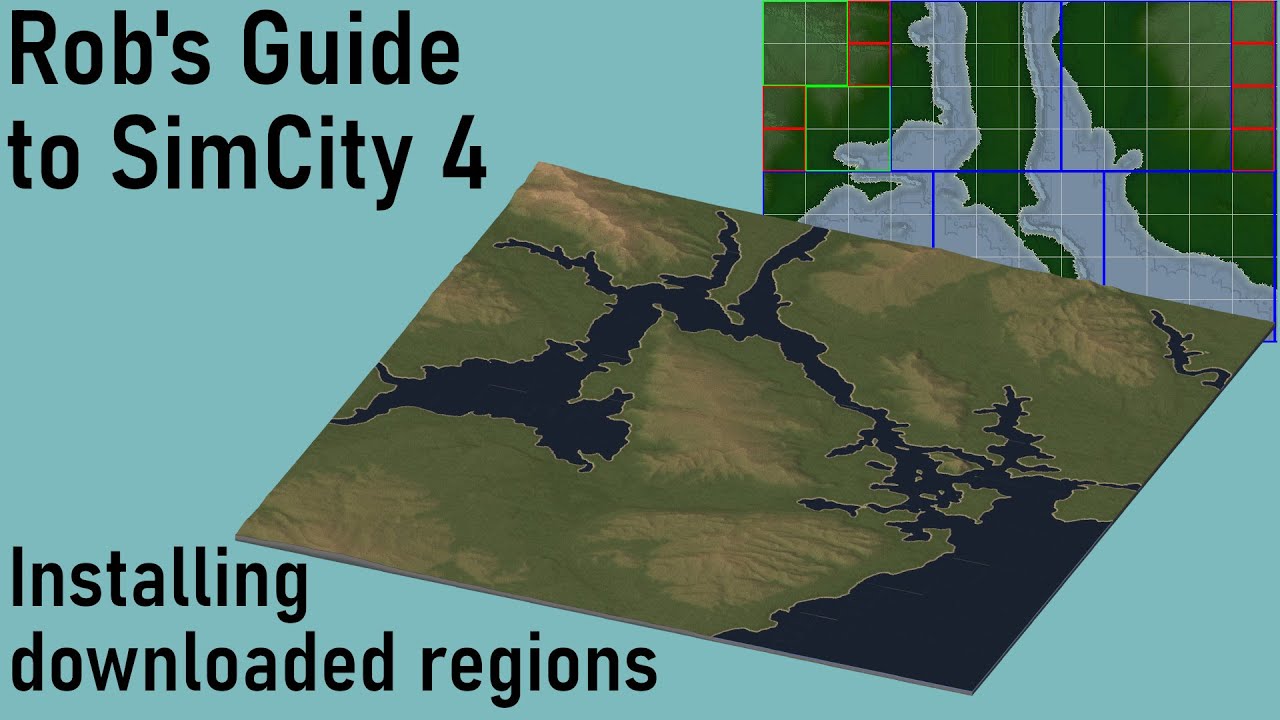 How to Install SimCity Regions Downloaded from Simtropolis