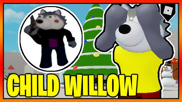 How to get the "CHILD WILLOW" BADGE + SKIN/MORPH in PIGGY ROLEPLAY CUSTOMS! || Roblox