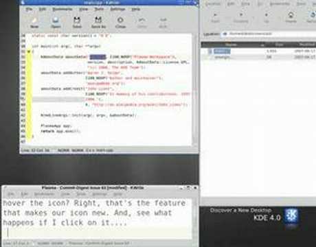Icon Interaction in Plasma (KDE Commit-Digest Issue 63)