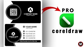 Elegant Gray Black &amp; White Visiting Card Design | Modern Business Card
