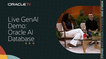 Oracle AI Database and LiveLabs: Building GenAI Apps That Deliver Results on Oracle TV at AI World