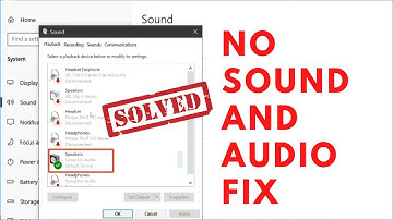 How to Fix No Sound Problem in Windows 10 / 11 [2026 Guide)