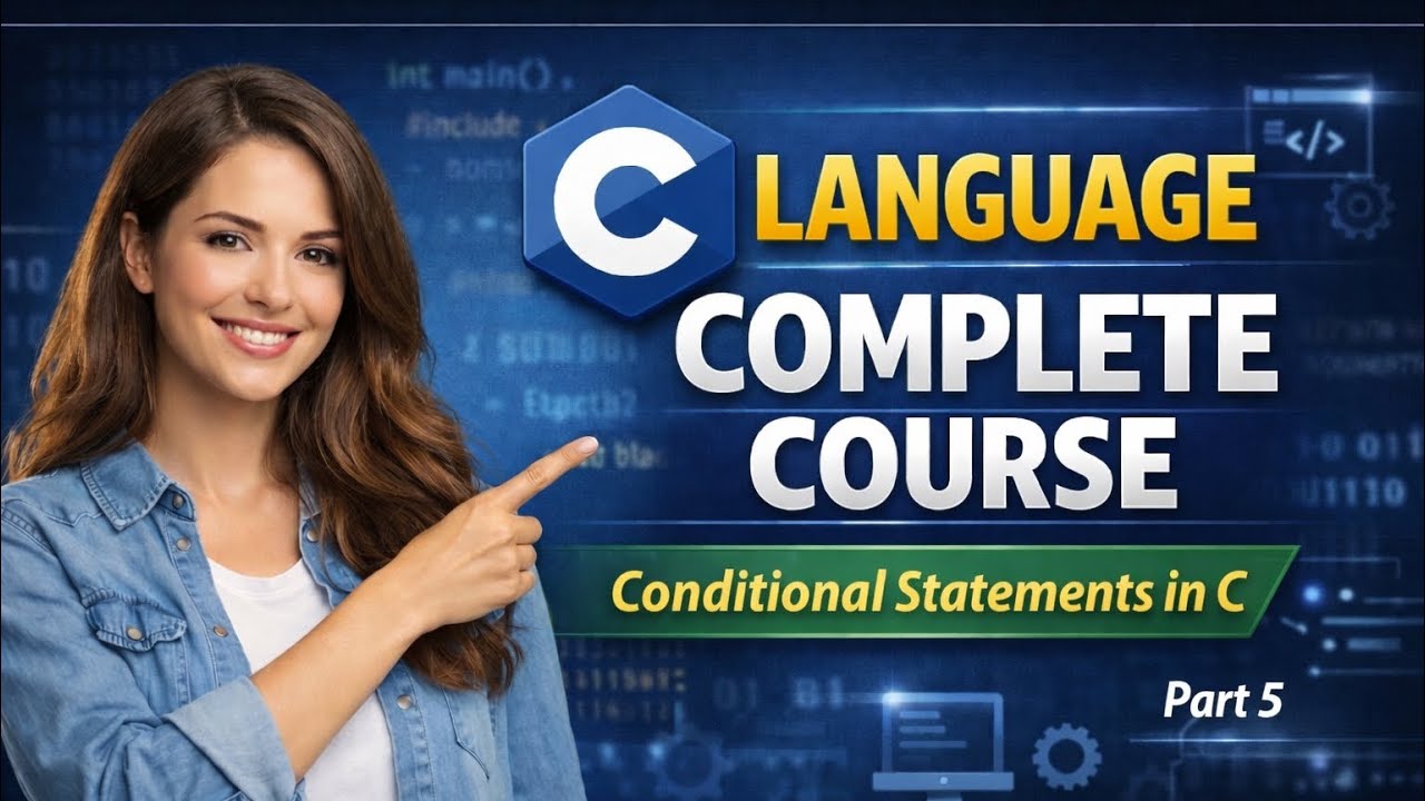 Conditional Statements in C | Lecture 5 | C Language Course - YouTube