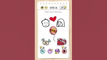 Brain test : level 26 - make them fall in love
