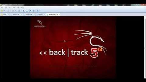 How to install Backtrack 5 R3 on VMware latest 2016