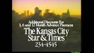 1989 Kansas City Star and Times Newspaper Commercial