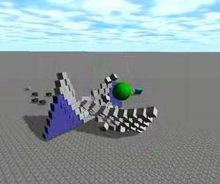 Open Dynamics Engine test: Crash