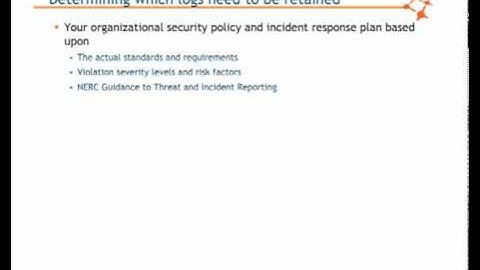 NERC CIP Best Practices Series -- Part 2 of 2
