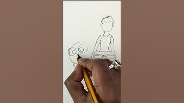 Inside Out 2 Outline Drawing Easy #shorts #drawing #art #cartoon Part:-2