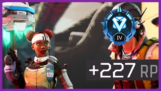 Diamond Ranked WIN with Lifeline in Apex Legends (Full Gameplay)