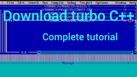 Download turbo C++ for all windows
