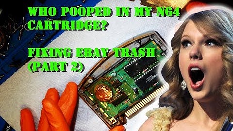Fixing the Mary-Os & Zeldees - eBay Junk Repair N64 Game Cartridge (Part 2)