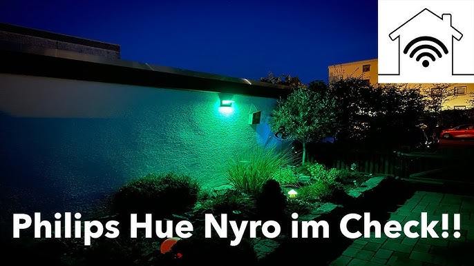 Neuheit: Philips Hue Nyro Outdoor Wandlampe im Test - YouTube