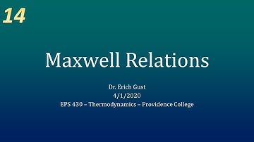 Maxwell Relations