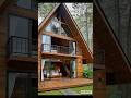 Yang cantik estetik siap dimiliki 🥰✨| rumah kayu modern minimalis triangle cabin #rumahkayu #rumah