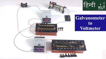 F.Sc Physics Practical - To convert galvanometer into voltmeter experiment class 12
