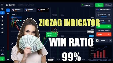 Zigzag indicator - perfect trick WIN ratio 99% - Best binary options strategy