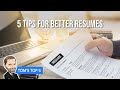 Top 5 tips to create the best tech resume