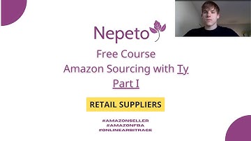 Amazon Sourcing Course Using Nepeto & Keepa! - Retail - Part 1