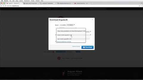 Try AngularJS 1 5   5 of 33   Download AngularJS