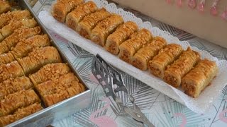 حلويات شرقية بقلاوة لذييييييييذة بزآف وسهلة التحضيرbaklava au amande