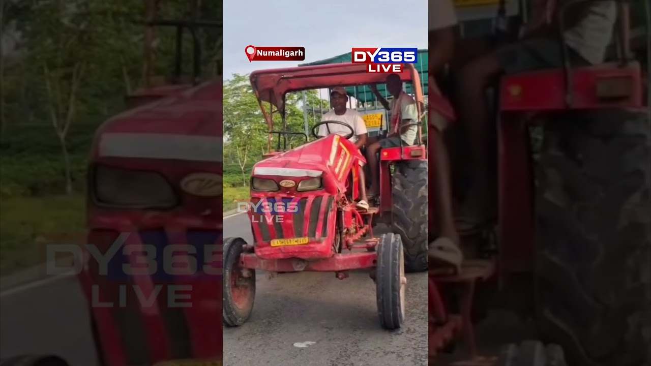 বন্যহস্তীয়ে টাৰ্গেট কৰি ল’লে কেঁচা চাহপাত কঢ়িওৱা ট্ৰেক্টৰক