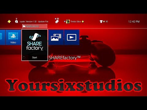 How To Make PS4 CUSTOM THEMES WALLPAPERS To PROMOTE YOUR YOUTUBE CHANNEL With SHAREFACTORY