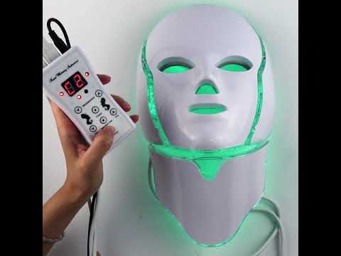 7 Colors LED Facial Beauty Mask - YouTube