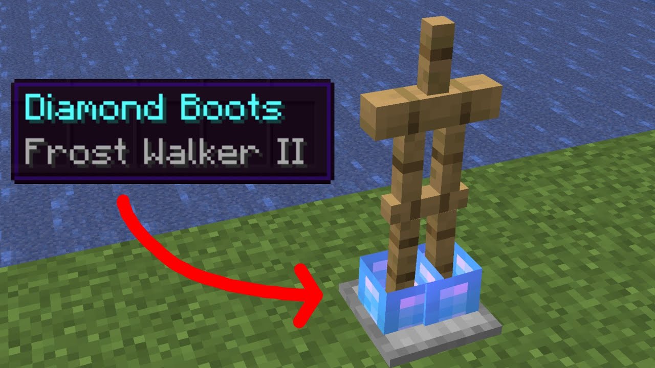 will frost walker boots work on an armor stand? YouTube