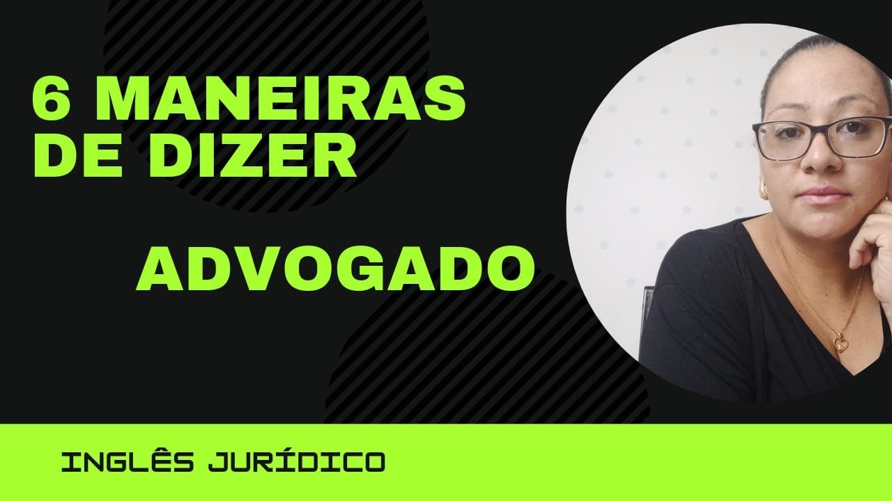 Como Se Escreve Advogado Em Inglês - FDPLEARN