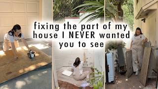 never wanted you to see this!!! *fixing the most embarrassing part of my home* | MaCenna Lee