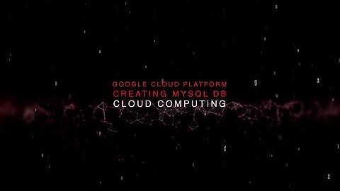 How to Create MySQL database on Google Cloud Platform
