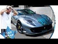 Josh Cartu's Ferrari 812 Superfast wrapped in 2018 Gumball 3000 Print