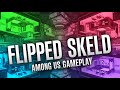 Flipped Skeld: I Played Among Us On The Upside Down Map! | Subscribe and like 