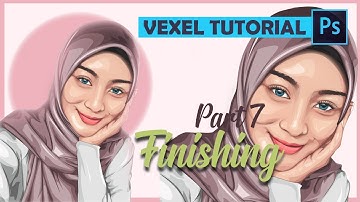 [ Photoshop Tutorial ] Vexel Art Hijab - Part 7 FINISHING
