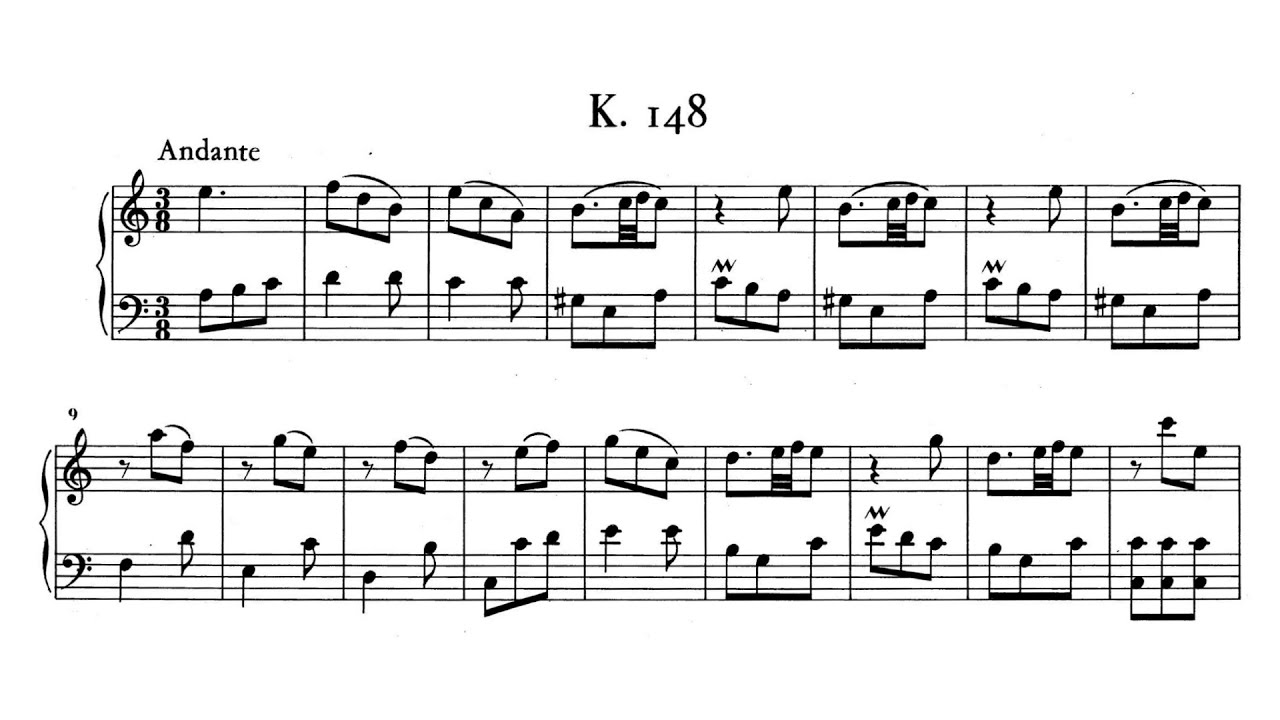 Scarlatti: Keyboard Sonata in A minor, K.148 - YouTube