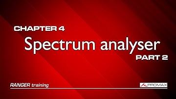 RANGER analyzers tutorial: [4] Spectrum analyzer (part 2)