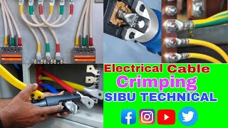 ▶️ Electrical Cable Crimping 3 Phase ( R Y B)   (B Neutral) Sibu Technical