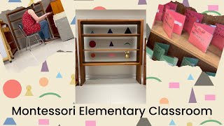 Classroom Set Up 3 | Montessori Elementary | Setting up the Materials