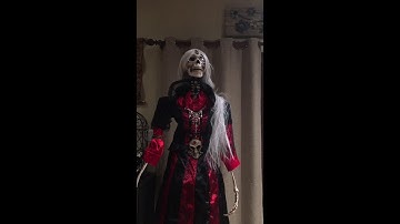 3 axis animatronic talking skull singing hangman song