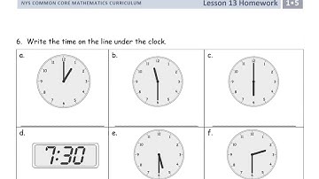 lesson 13 homework module 5 grade 1