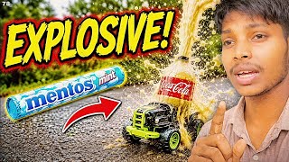 Mentos + Coca-Cola Car Blast! 😱 Crazy Experiments ! || Mr. HackHub India