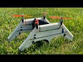 Quadrotor Biplane RC VTOL