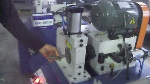 FEDA chamfering machine for small round bars