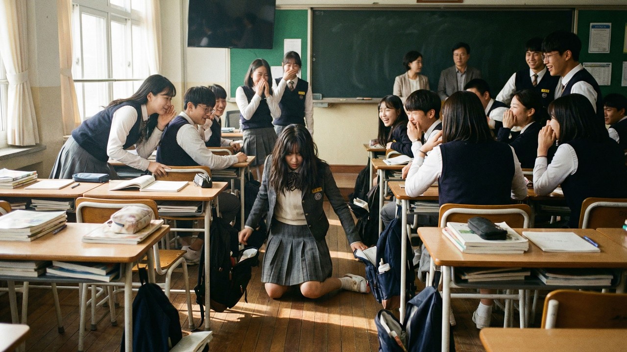 The Whole Class Bullies a New Transfer Student, Clueless She Is an Undercover Special Agent