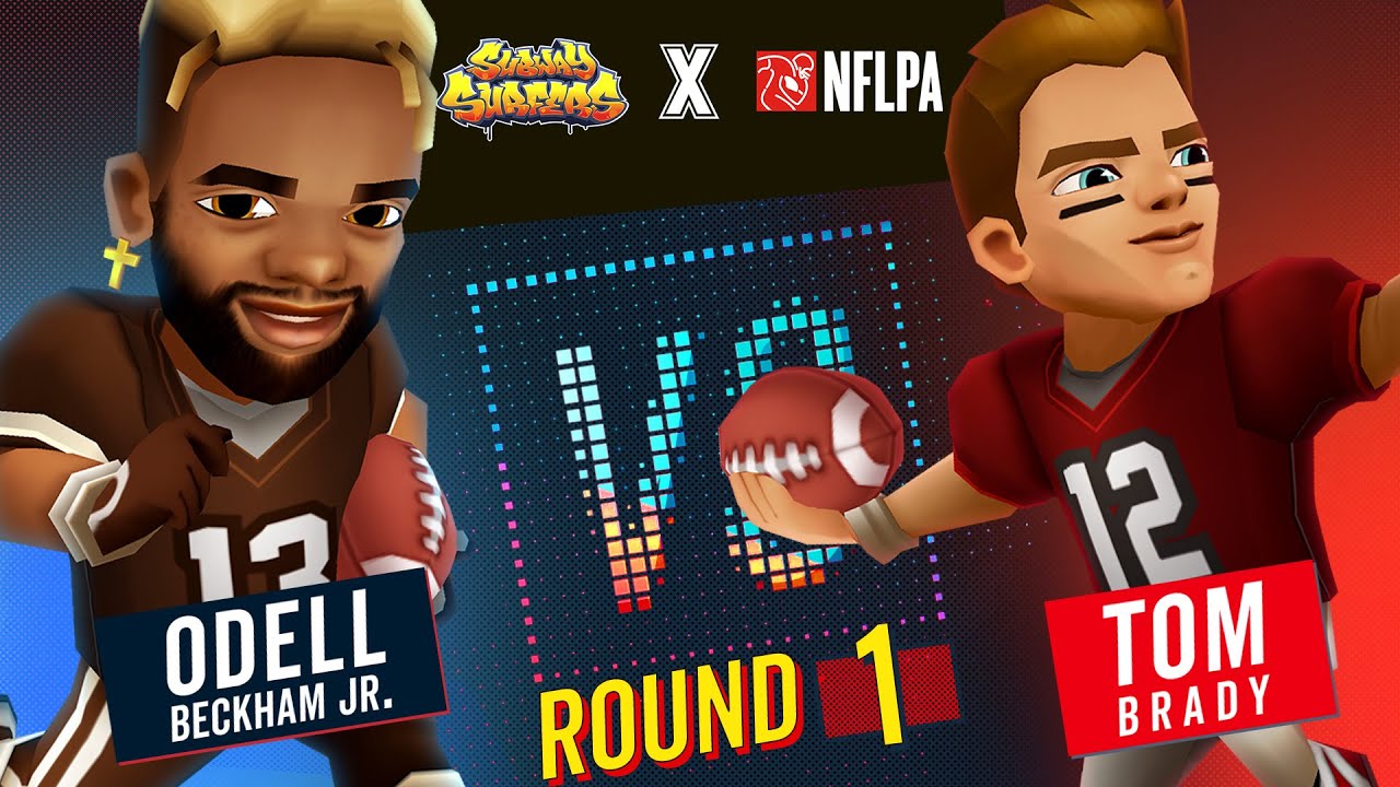 Subway Surfers Versus, Odell Beckham Jr. VS Tom Brady, Miami - Round 1