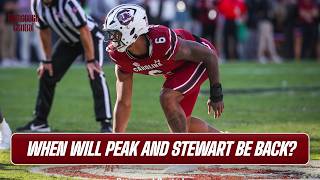 When will Jacarrius Peak and Dylan Stewart be back?