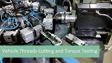 Wecon Application in Vehicle Threads Cutting and Torque Testing