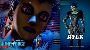 HOW TO CREATE RYUK IN JUMP FORCE| CUSTOM CAC