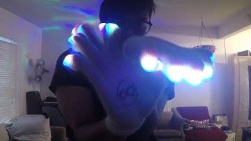 Gloving Light Show ft. Tranquil - Ion C2C LED Gloves | FuturisticLights.com